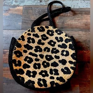 100% Jute Leopard Tote